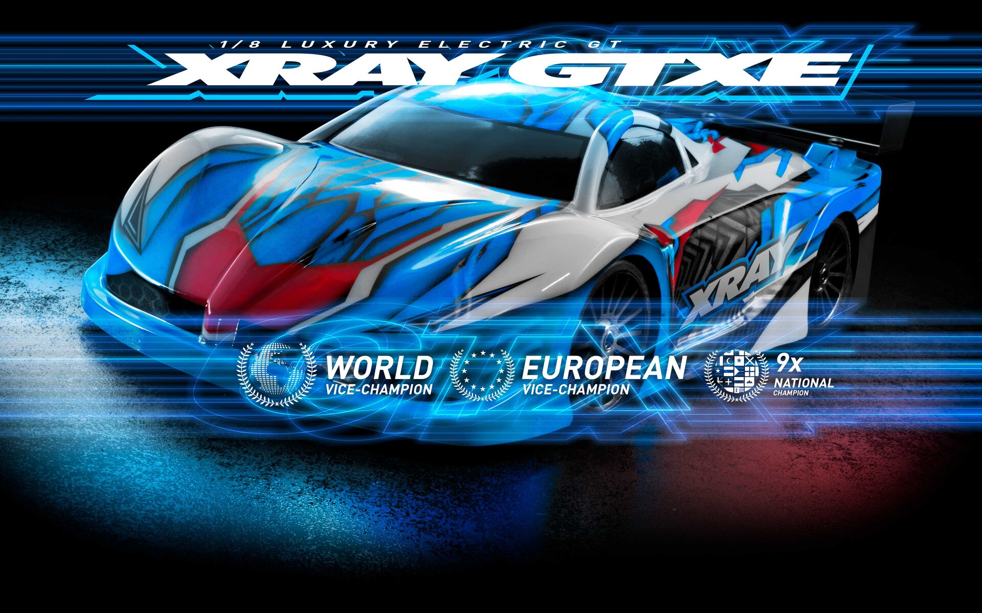 350605-gtx8e'24-18-gt-luxury-electric-on-road-gt-car-kit-xray GTX8E'24 1/8 GT Luxury Electric On-Road GT Car Kit XRAY - Image 1