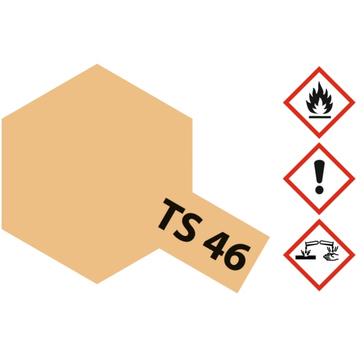 TS-46 Light Sand Flat 100ml Spray Tamiya - Image 1