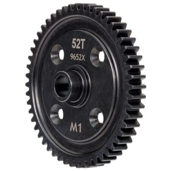 Spur Gear 52T Machined Steel 1.0 Metric Pitch Traxxas