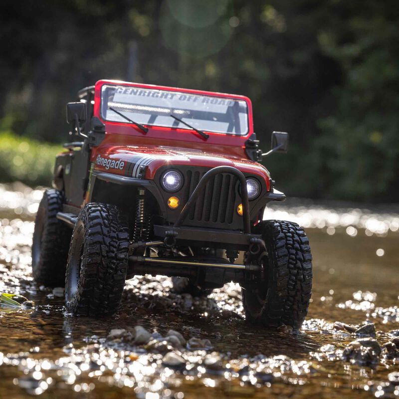 axi03008t1-crawler-jeep-cj-7-4wd-110-scx10-iii-brushed-rtr-red-axial (6) Crawler Jeep CJ-7 4WD 1/10 SCX10 III Brushed RTR Red Axial - Image 3