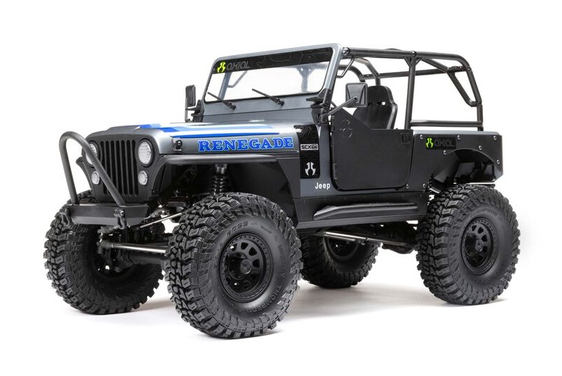 axi03008t2-crawler-jeep-cj-7-4wd-110-scx10-iii-brushed-rtr-grey-axial Crawler Jeep CJ-7 4WD 1/10 SCX10 III Brushed RTR Grey Axial - Image 1