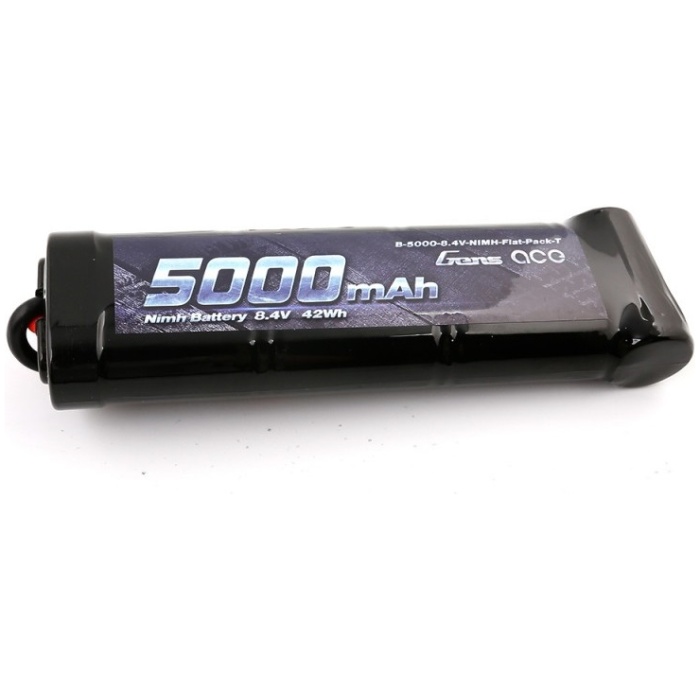 Bateria 5000mAh 8.4V 7-Cell NiMH Flat Battery Pack with T plug Gens Ace - Image 1