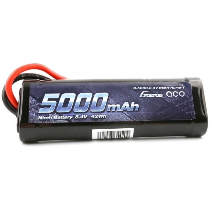 Bateria 5000mAh 8.4V 7-Cell NiMH Hump Battery Pack with T plug Traxxas Gens ace - Image 1