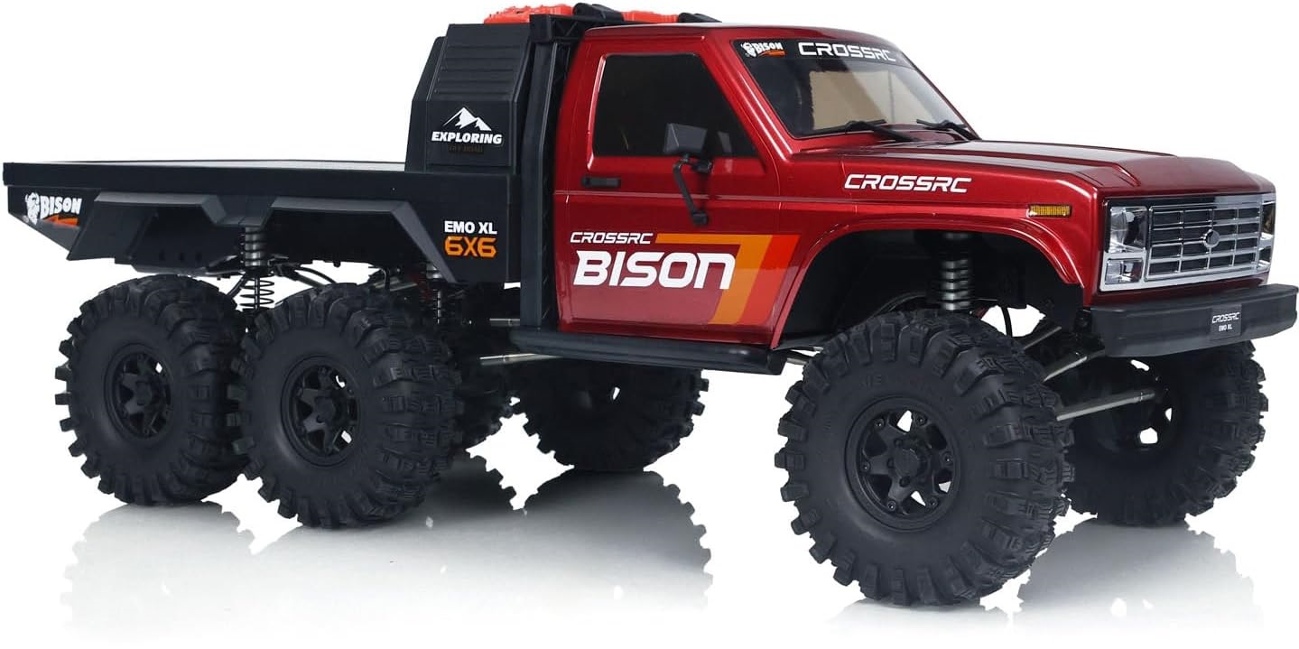 cro90100122-crawler-emo-xl-18-rtr-kit-6x6-metal-red-cross-rc Crawler EMO XL 1/8 RTR Kit 6x6 Metal Red Cross RC - Image 1