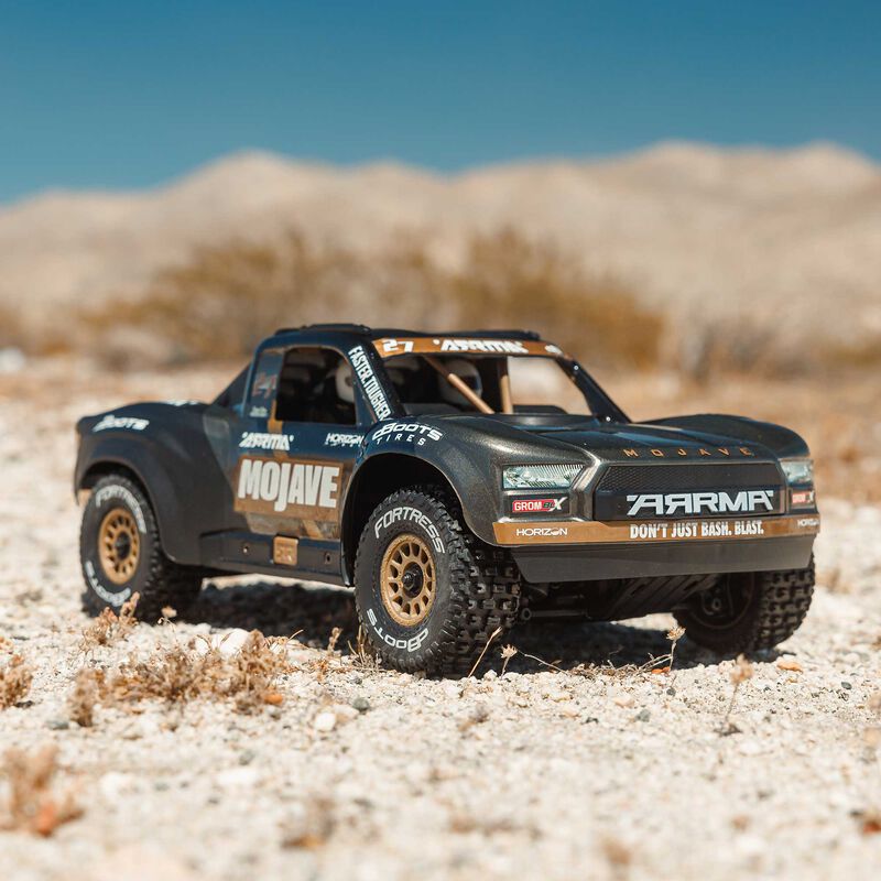 ara2304t1-mojave-grom-223s-brushless-4x4-small-scale-desert-truck-rtr-black-arrma (2) MOJAVE GROM 223S Brushless 4X4 Small Scale Desert Truck RTR Black ARRMA - Image 5