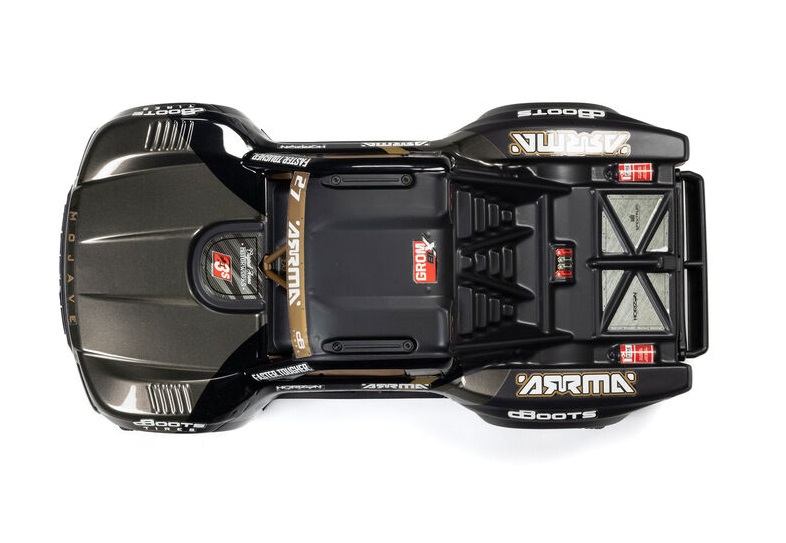 ara2304t1-mojave-grom-223s-brushless-4x4-small-scale-desert-truck-rtr-black-arrma (5) MOJAVE GROM 223S Brushless 4X4 Small Scale Desert Truck RTR Black ARRMA - Image 3
