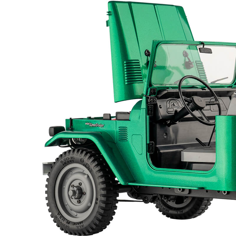 fms11203rtrgn-crawler-112-toyota-fj45-pickup-truck-rtr-green-fms (3) Crawler 1/12 TOYOTA FJ45 Pickup Truck RTR Green FMS - Image 7