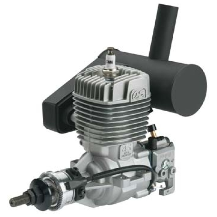 GT22 2ST Gasoline Airplane Engine GT22 (wt1054) w/E-5040 Silencer O.S Engines - Image 1