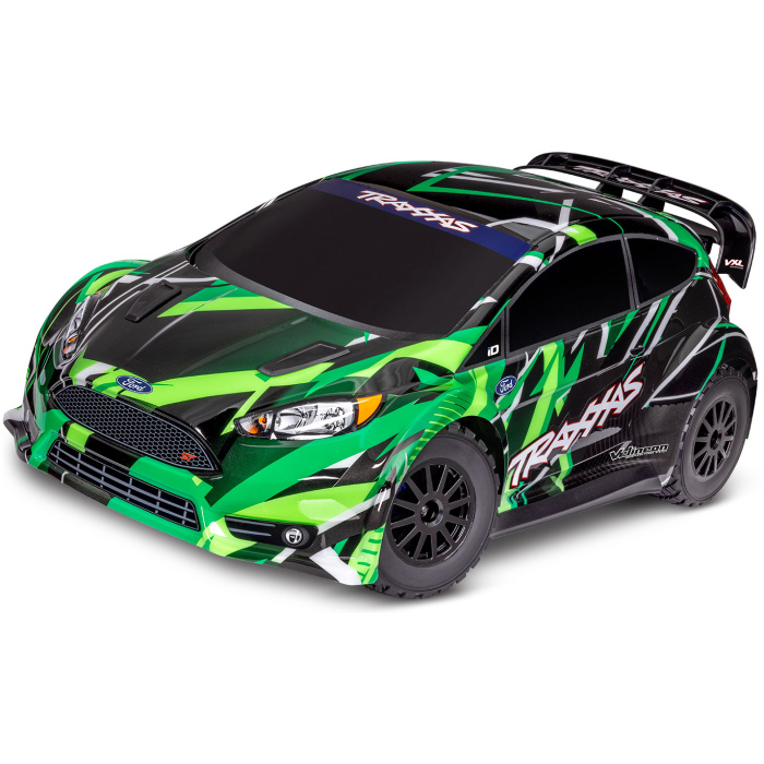 Ford Fiesta ST Rally 4WD VXL 3S Brushless 1/10 GREEN TRAXXAS - Image 1