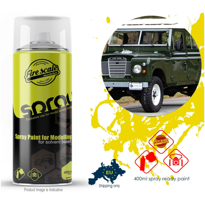 Bronze Green Land Rover Spray 400ml Fire Scale Colors - Image 1