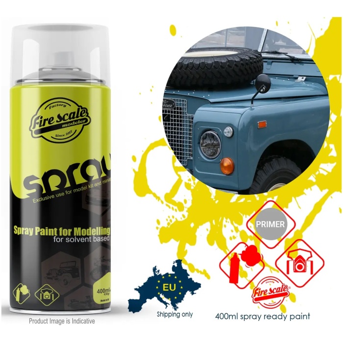Marine Blue Land Rover Spray 400ml Fire Scale Colors - Image 1