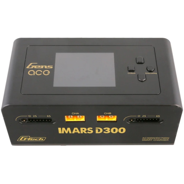Carregador iMars D300 G-Tech Channel AC/DC 300W/700W 16A Black Gens Ace - Image 1