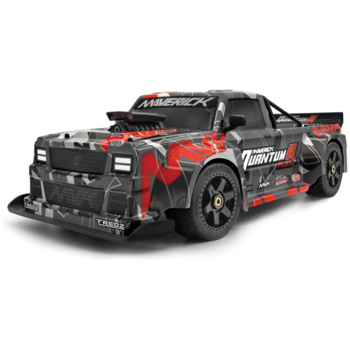 Carro QuantumR Flux 4S 1/8 4WD Race Truck Grey/Red Maverick - Image 1