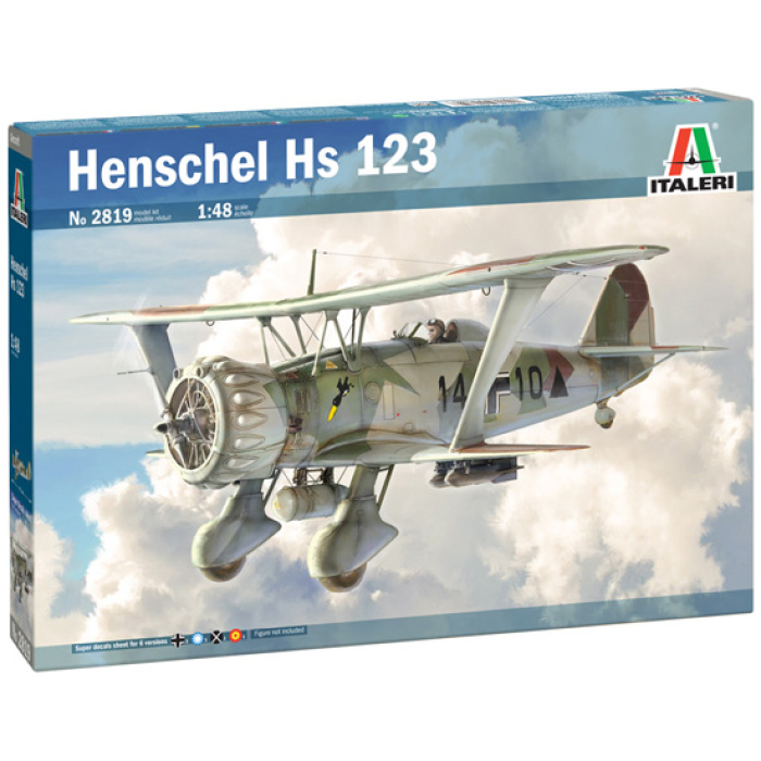 Kit 1/48 Henschel Hs 123 ITALERI - Image 1