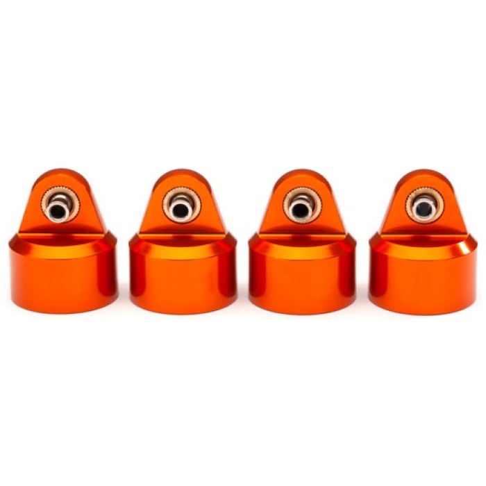 Shock Caps Aluminum Orange-anodized GT-Maxx Shocks (4) Traxxas - Image 1