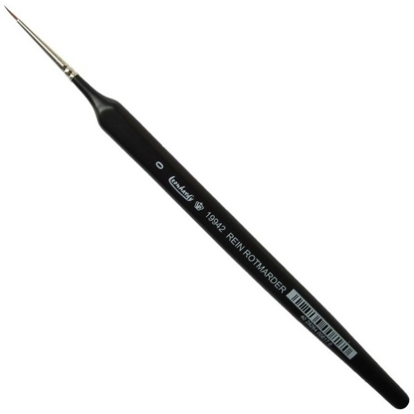 Red Marten Triangular Paint Brush 0 Dismoer