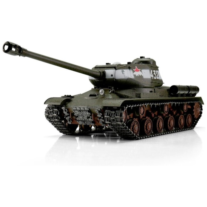 Militar Tank 1/16 RC IS-2 1944 green IR Smoke Torro - Image 1