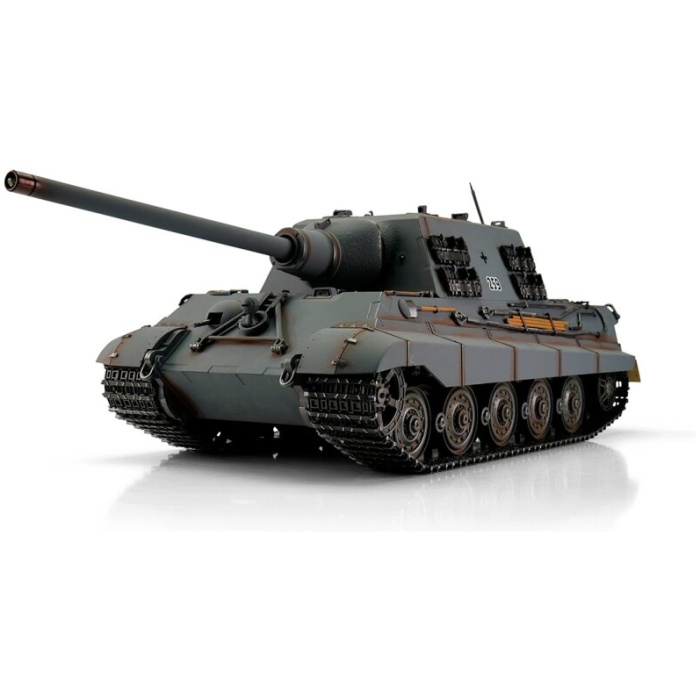 Militar Tank 1/16 RC Jagdtiger grey IR Smoke Torro - Image 1