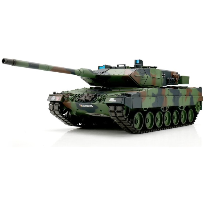 Militar Tank 1/16 RC Leopard 2A6 camo BB+IR (Metal Tracks) Torro - Image 1