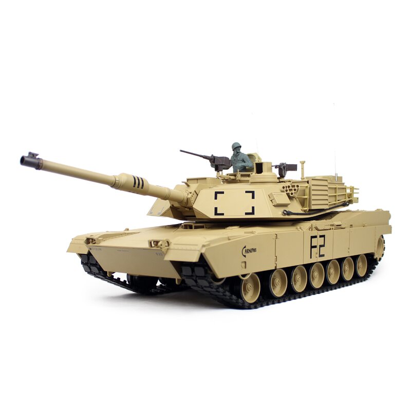 14321-SN-militar-tank-116-rc-m1a2-abrams-sand-bb+ir-metal-tracks-torro Militar Tank 1/16 RC M1A2 Abrams sand BB+IR (Metal Tracks) Torro - Image 1