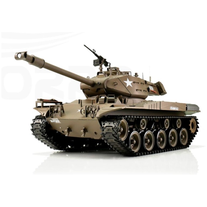 Militar Tank 1/16 RC M41A3 Walker Bulldog green BB+IR (Metal Tracks) Torro - Image 1