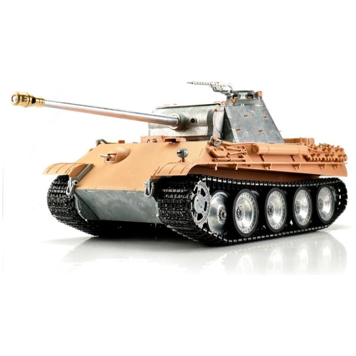 Militar Tank 1/16 RC Panther G unpainted IR Smoke Torro - Image 1