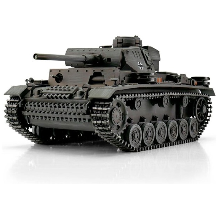 Militar Tank 1/16 RC PzKpfw III Ausf. L grey BB Torro - Image 1
