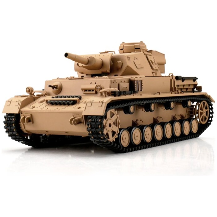 Militar Tank 1/16 RC Panzer IV Ausf. F1 sand BB+IR Torro - Image 1