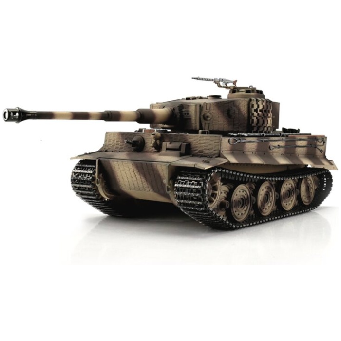 Militar Tank 1/16 RC Tiger I Late Vers. desert BB Smoke Torro - Image 1