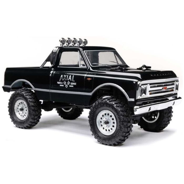 Crawler 1/24 SCX24 1967 Chevrolet C10 4X4 RTR Brushed Black Axial - Image 1