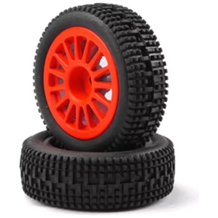GT24 i20 Front Wheel and Tire Set (2) CARISMA - Image 1