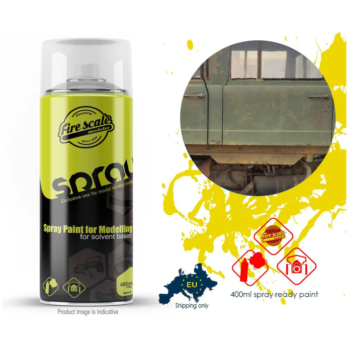 Weathered Green Olive Spray 400ml Fire Scale Colors - Image 1