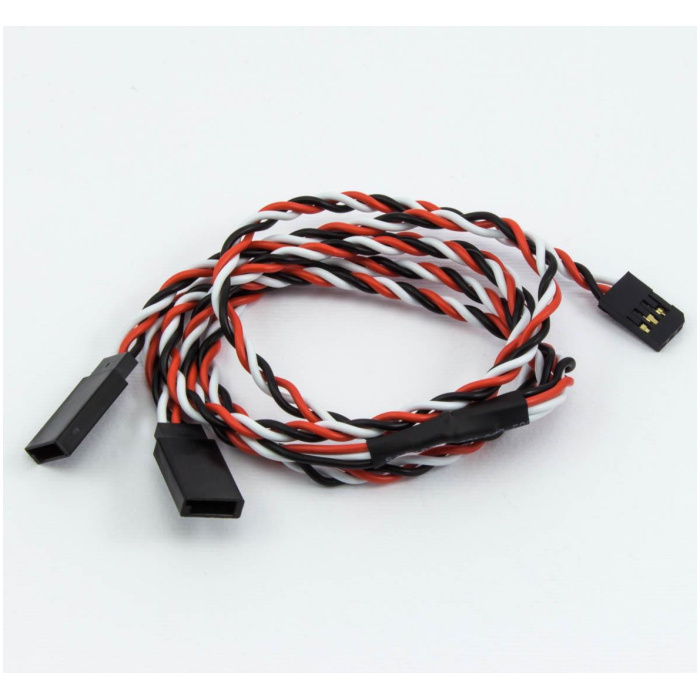 FUTABA TWISTED Y-SPLITTER SERVO LEAD (60cm) Ultimate Racing - Image 1