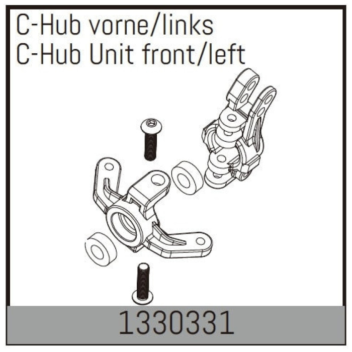 C-Hub Unit Front Left Absima - Image 1