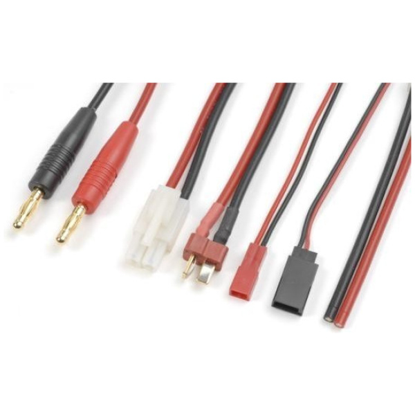 Charge Lead Universal 5in1 BEC Futaba RX Tamiya Male Deans Free Wire 16AWG Silicone Wire GFORCE