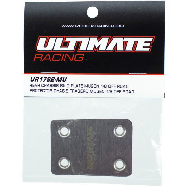 REAR CHASSIS SKID PLATE MUGEN 1/8 OFF ROAD ULTIMATE RACING
