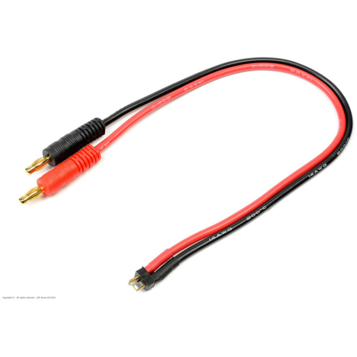 Charge Lead - Mini Deans - 14AWG Silicone Wire - 30cm - 1 pc REVTEC - Image 1