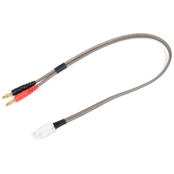 Charge Lead Pro "Banana 4mm" - Tamiya - 40 cm - Flat silicoG REVTEC - Image 1