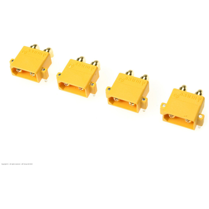 Connector - XT-30PW - Gold Plated - Female - 4 pcs REVTEC - Image 1
