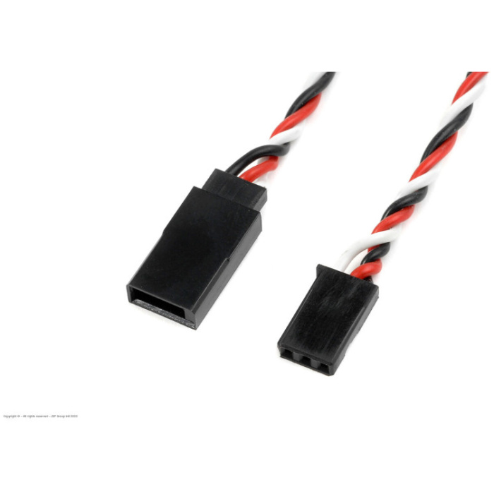 Servo Extension Lead - Twisted - Futaba - 22AWG / 60 Strands REVTEC - Image 1