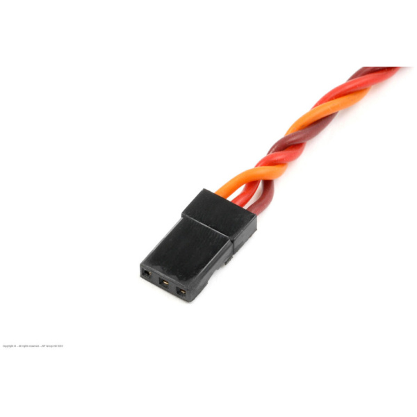 Servo lead twisted JR/Hitec, Male, 22AWG, 30cm