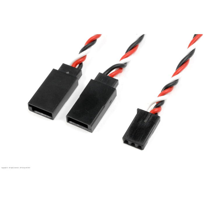 Servo Y-Lead - HD Silicone Twisted - Futaba - 22AWG / 60 Str REVTEC - Image 1