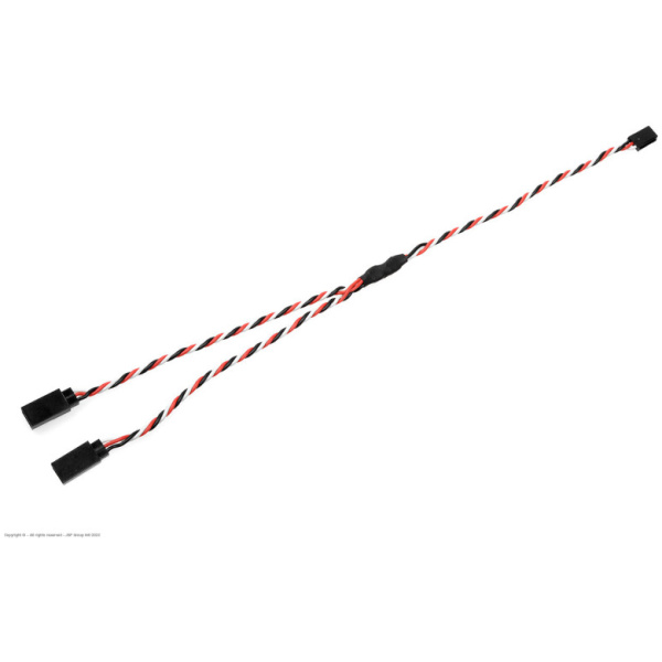 Servo Y-Lead - Twisted - Futaba - 22AWG / 60 Strands - 30cm REVTEC