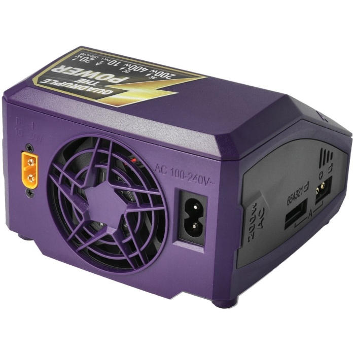 Carregador Q200neo LiPo 1-6s 10A 200W AC DC Charger SkyRC - Image 4