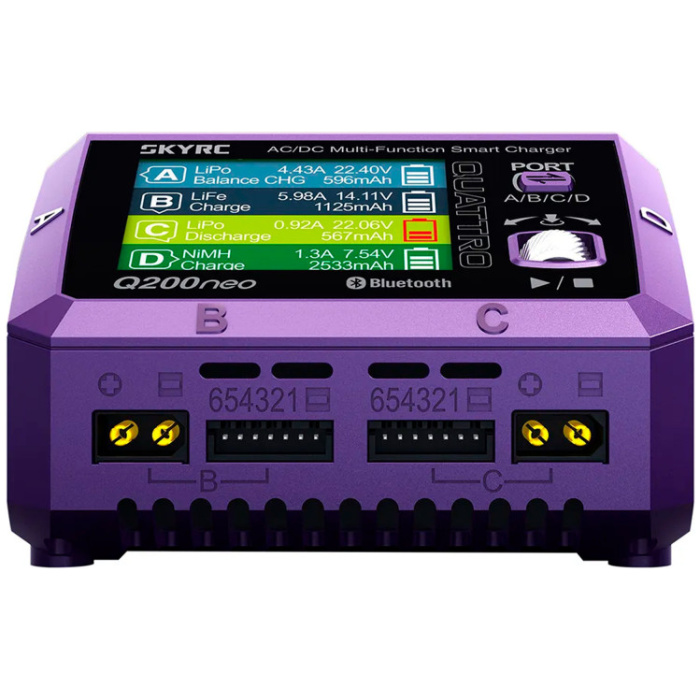 Carregador Q200neo LiPo 1-6s 10A 200W AC DC Charger SkyRC - Image 2
