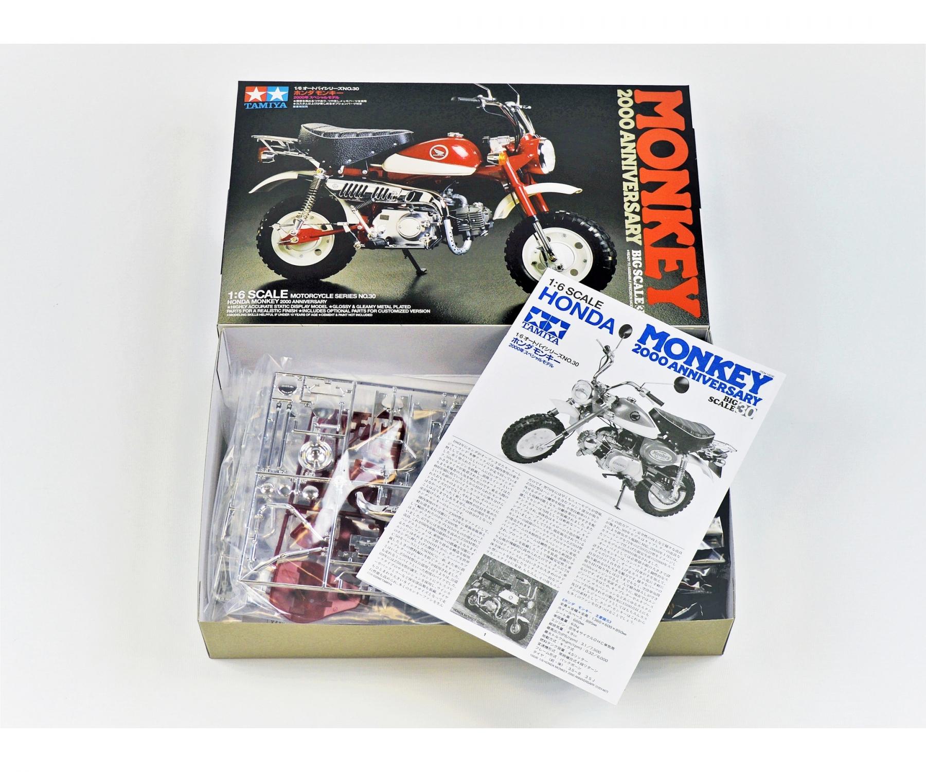 300016030-kit-16-honda-monkey-2000-anniversary-tamiya (2) Kit 1/6 Honda Monkey 2000 Anniversary Tamiya - Image 2
