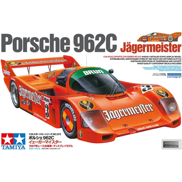 Kit 1/24 Porsche 962C Jägermeister Tamiya