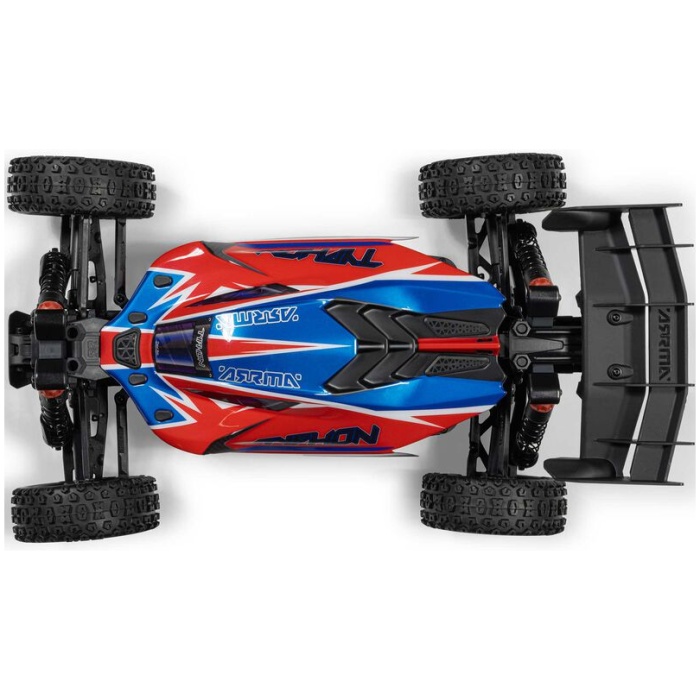 Buggy 1/8 TYPHON MEGA 665 Brushed 4X4 RTR Red ARRMA - Image 3