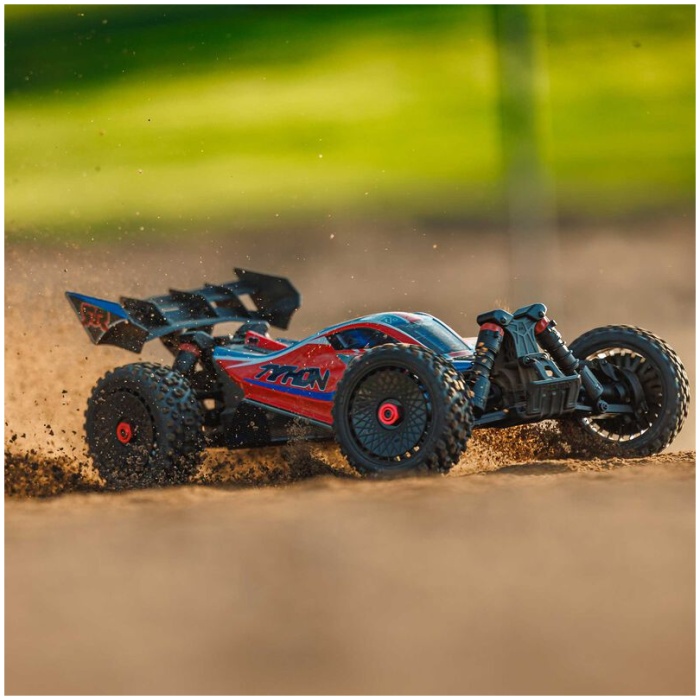 Buggy 1/8 TYPHON MEGA 665 Brushed 4X4 RTR Red ARRMA - Image 2