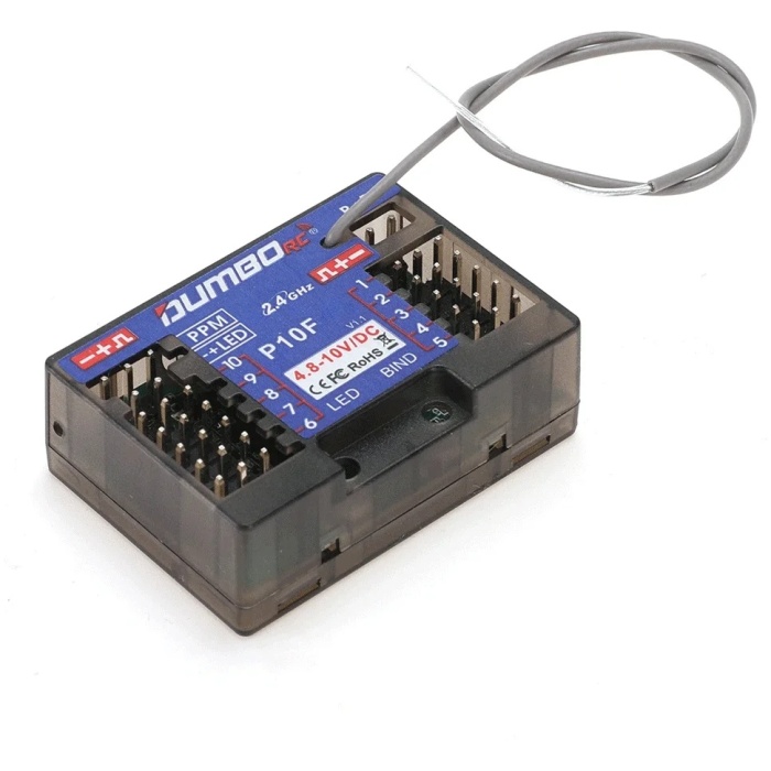 Receiver P1F 10CH 2.4Ghz 4.8-10V Voltage For DDF-350 DumboRC - Image 1
